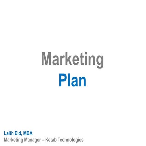 Marketing plan