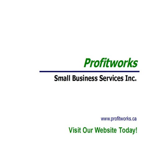 Marketing Plan Template - Small Business