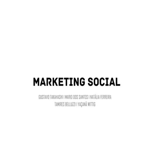 Marketing social