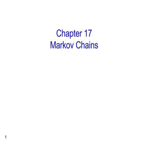 Markov Chains
