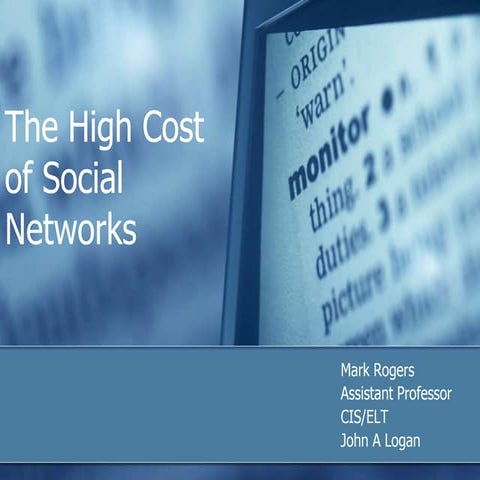 Mark Rogers' Social Network Presentation