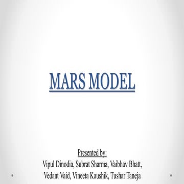 Mars model
