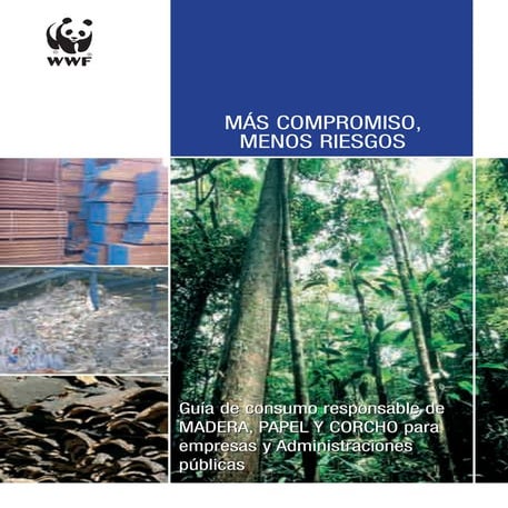 MÁS COMPROMISO, MENOS RIESGOS: Guía de consumo responsable de MADERA, PAPEL Y...