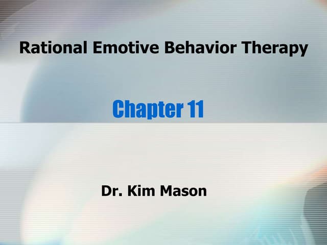 Mason ch 11 rebt-notes