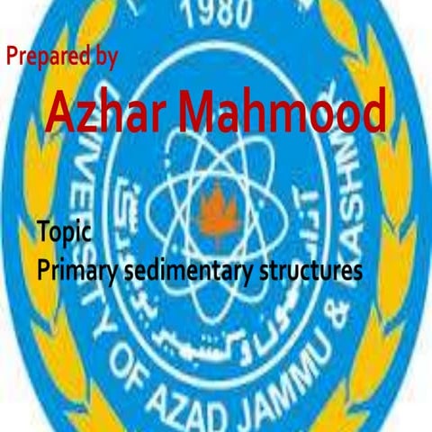 Primary sedimentary structures
