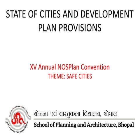 Master Plan by SPA Bhopal