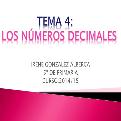 Matematicas tema 4