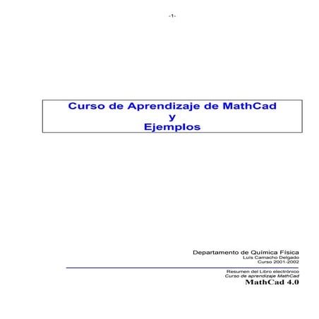 Mathcad