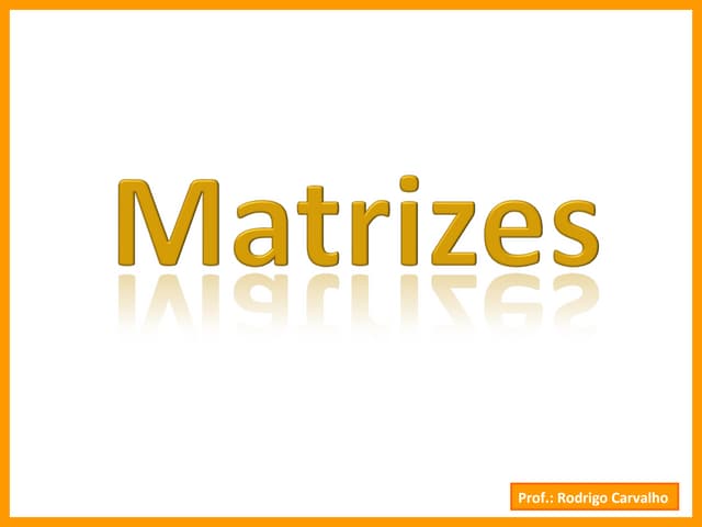 Matrizes 2014
