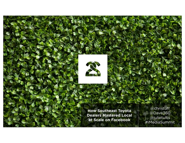 How Southeast Toyota Dealers Mastered Local at Scale on Facebook