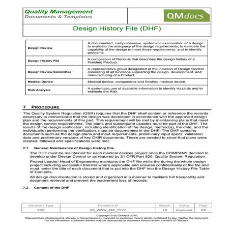 Md 002-design-history-file-dhf-sop-2.0