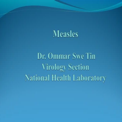 Measles lecture 7.11.17