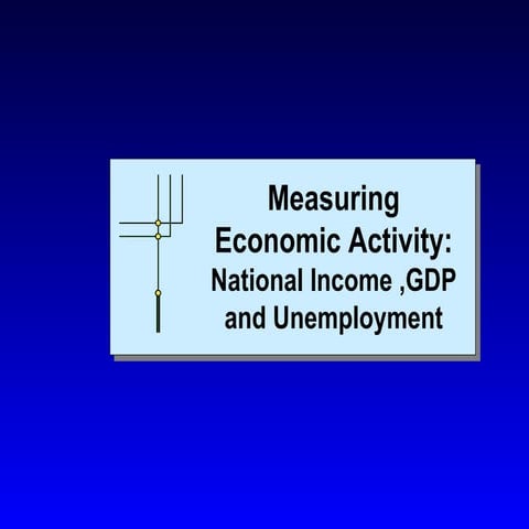 Measuring  Economic  Activitya