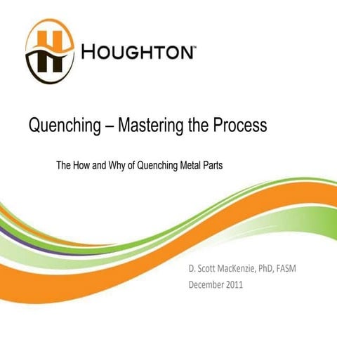 Heat Treating: The How and Why of Quenching Metal Parts