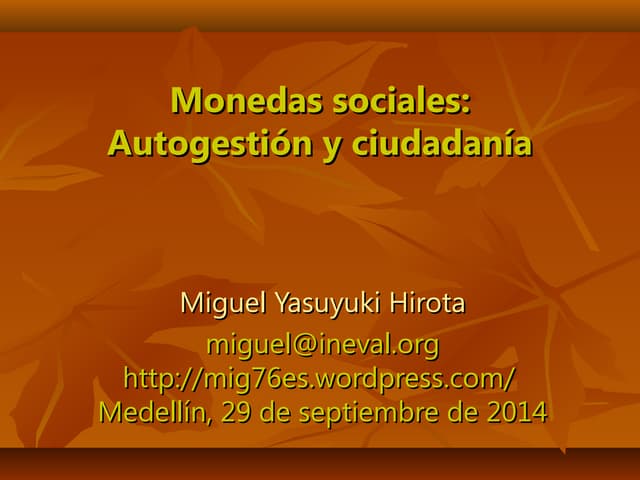 Medellin, 29 de septiembre de 2014