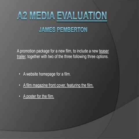 Media a2 evaluation