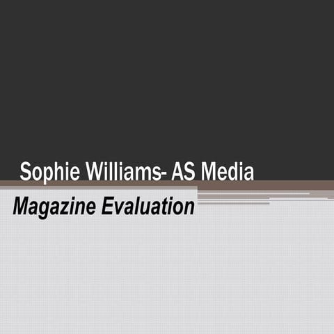 Media evaluation