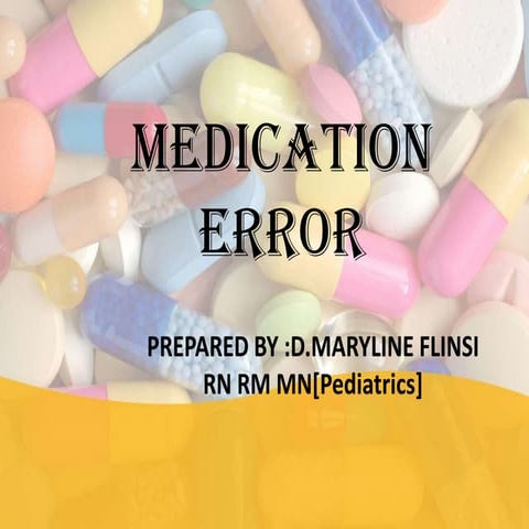 Medication error