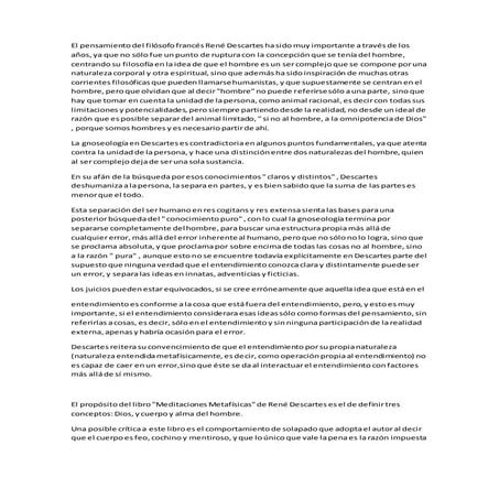 Meditaciones metafisicas