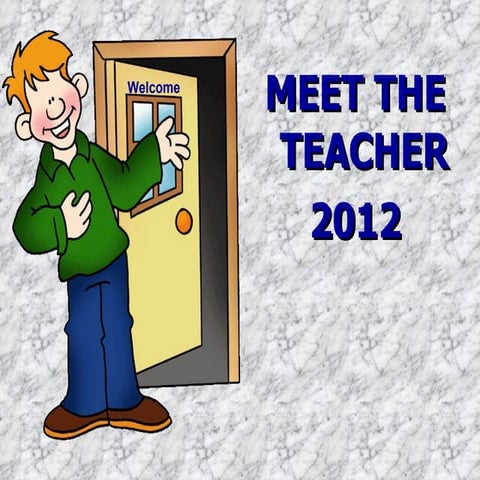 Meet the teacher 2012 