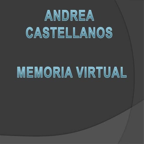 Memoria virtual