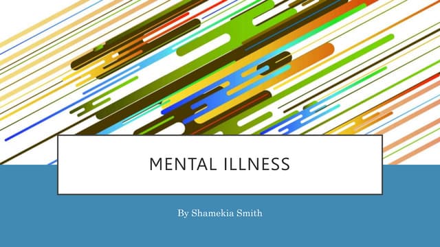 mental illness ppt.pptx