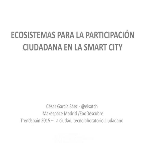 César García Sáez | TrendSpain 2015