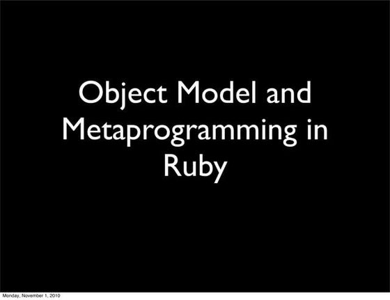 Metaprogramming