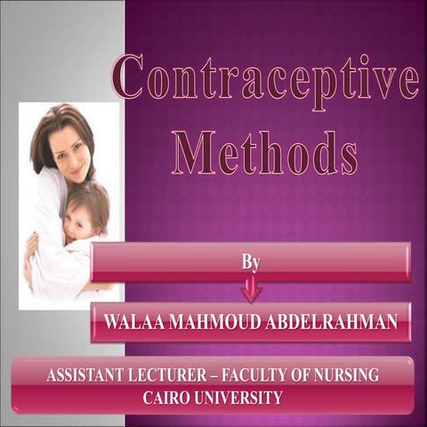 Methods of contraception