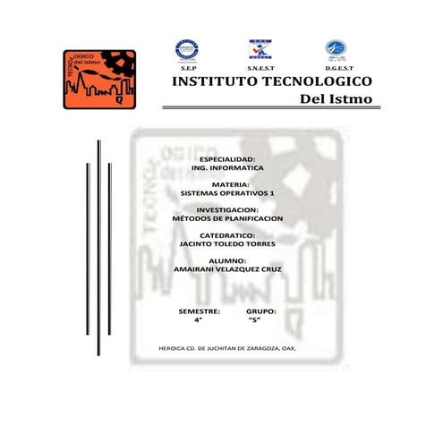 Metodo de planificacion