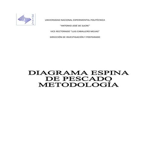 Metodologãa diagrama causa efecto