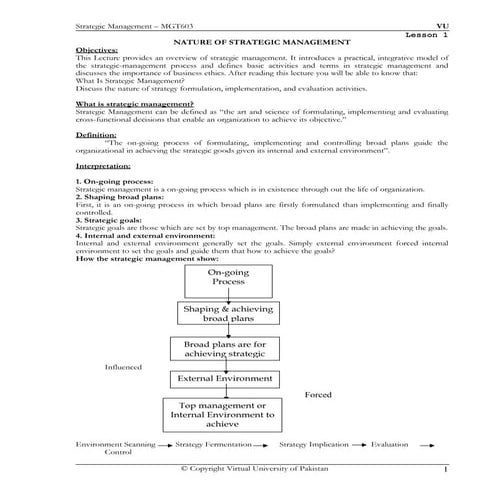 Strategic Management (Lecture 1  45)