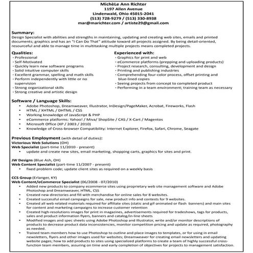 Designer - graphics and web