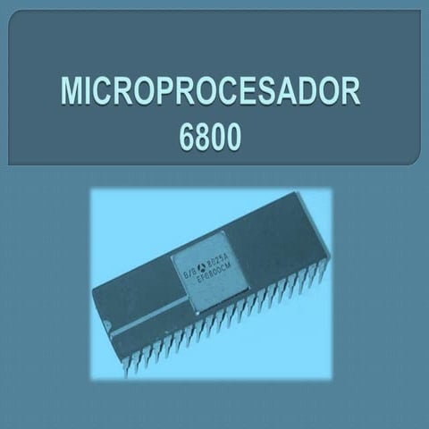 Microprocesador 6800