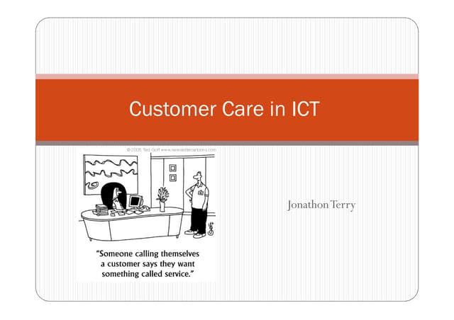 customer care in ict