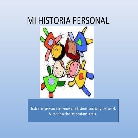 Mi historia personal