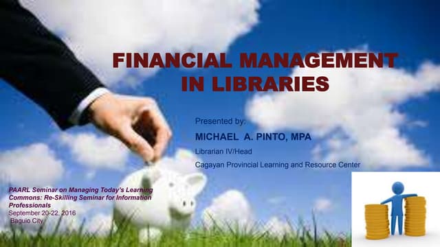Financial Management in Libraries