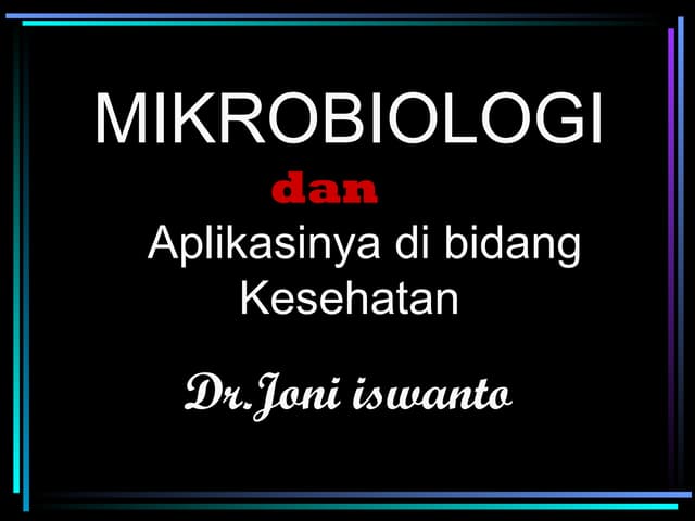 Mikrobiologi dasar