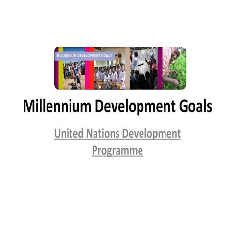 Millenium Development Goals