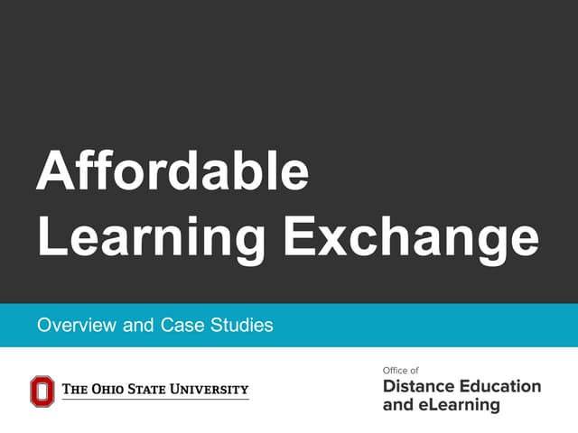 Miller Affordable Learning Exchange