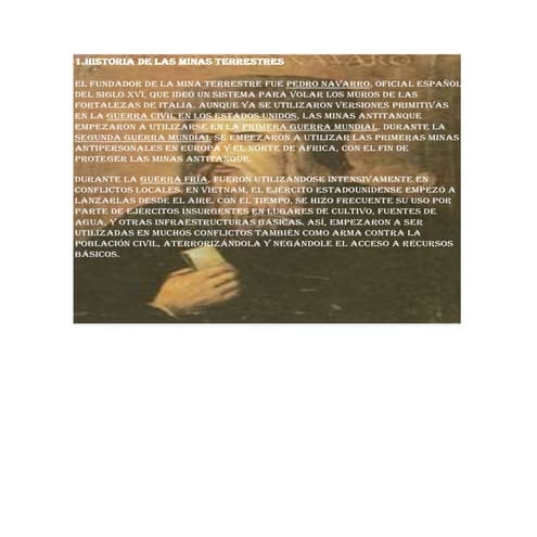 Minas antipersonales