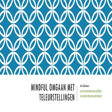 Mindful omgaan met teleurstellingen