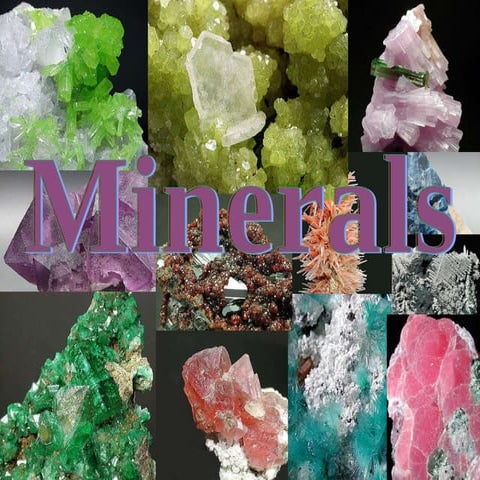 Minerals slideshare