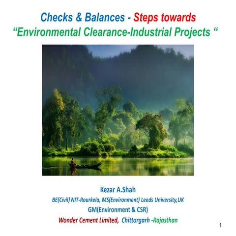Environment Clearance Procedure-India