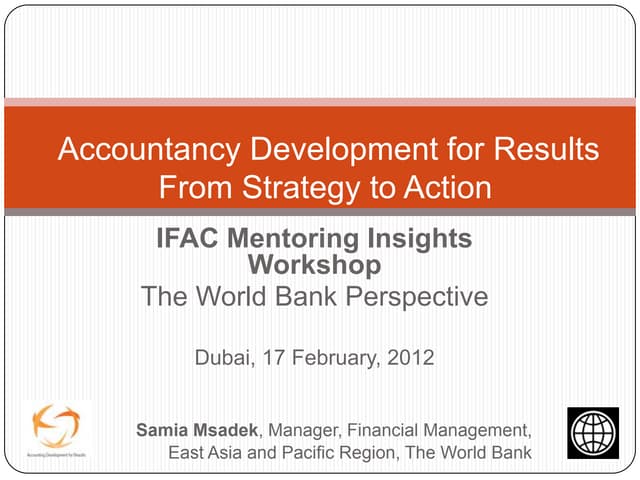 Mentoring: The World Bank Perspective