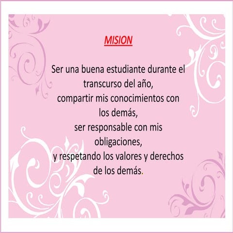 Mision y vision