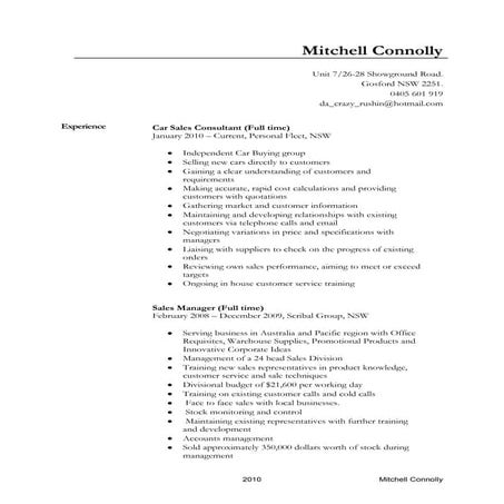 Mitchell Connolly Resume.Doc
