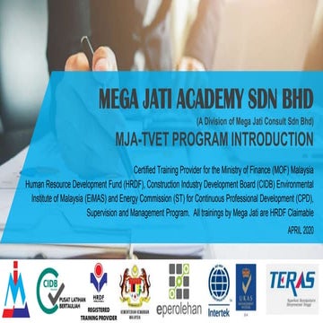 MJA-TVET PROGRAM INTRODUCTION