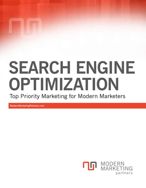 Search Engine Optimization: Top Priority For Modern Marketers