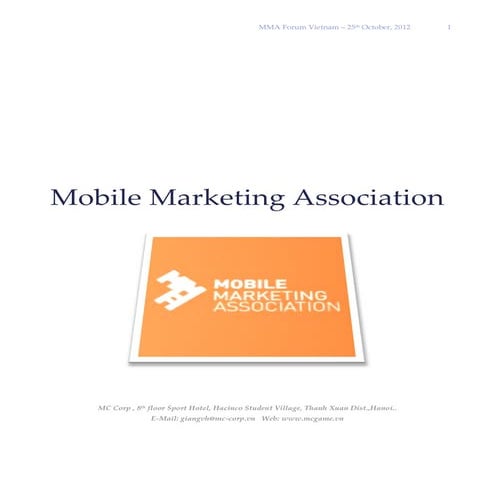 Mobile marketing